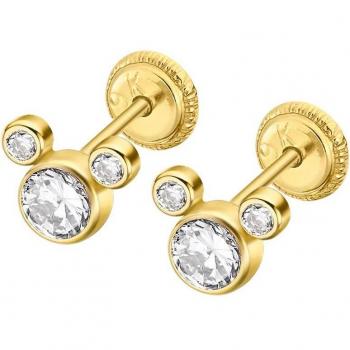 Pendientes Time Road LG00283 Oro 9K Infantil