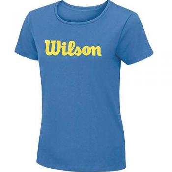 Wilson W Script Cotton Tee - Camiseta para Mujer en Azul