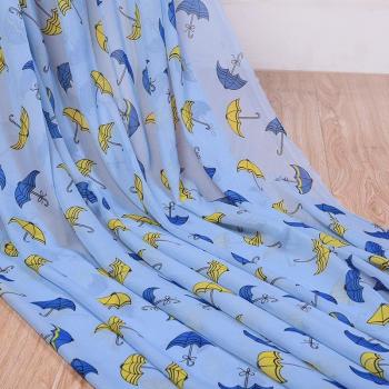 Tissu Parapluie en Mousseline d'Été