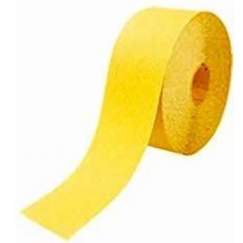 Lot de 5 rouleaux de papier corindon jaune 115 x 5 m Gr. 180