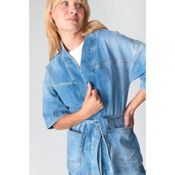 Le Temps Des Cerises Giacca Di Jeans Beocca Blue XL