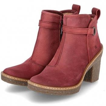 El Naturalista Damen Lederstiefeletten Rot 251791AD0005