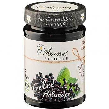 Annes Feinste Holunderbeer Gelee extra, 225 gr Glas