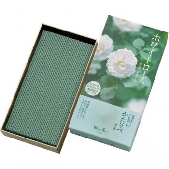 Encens Bâton Japonais Kataribe White Rose 100 g – Fumée douce et verte