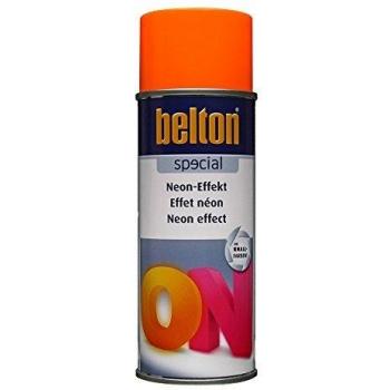 Bombe à Peinture Néon Spéciale Orange Fluo, 400ml (Belton)
