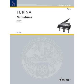 Partitions classique SCHOTT TURINA JOAQUIN - MINIATURES - PIANO Piano