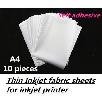 A4 Self-Adhesive Waterproof Polyester Canvas for Inkjet Printing