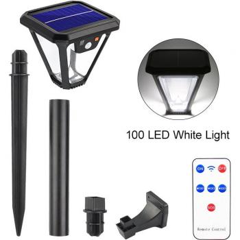 Oplaadbare LED Tuinlamp met Bewegingssensor en USB
