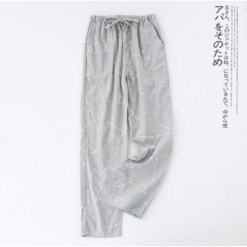 Pantalones de pijama estampado unisex otoño invierno