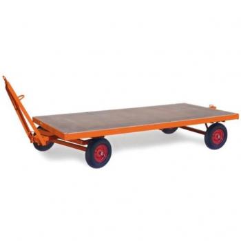 Remorque lourde 2000 kg 3000x1500mm 1 essieu avec direction