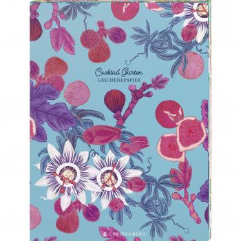 Cocktail Garten Geschenkpapier-Heft - Motiv Feigen
