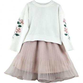 Conjunto Tutú & Sudadera Blanca