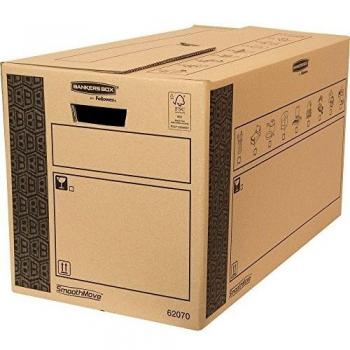 Fellowes Cargo Box Transport Braun Pappe (39,5 X 36 X 67 Cm)