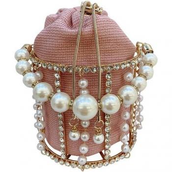 PearlMetal Cage Evening Clutch