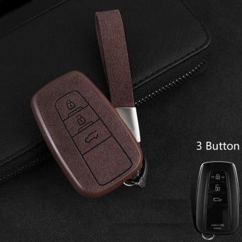 Capa Protectora de Plástico y Cuero para Llave de Toyota CHR