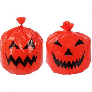 Large Decorative Pumpkin Lawn Waste Bags