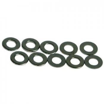 Aquatuning Unterlegscheibe DIN 125 M4 black nickel (10er pack), PC Komponenten Werkzeug