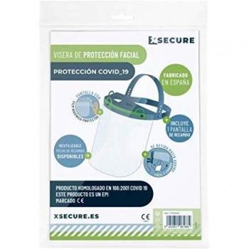 Blister de 10 recambios para visera de protección facial XSECURE