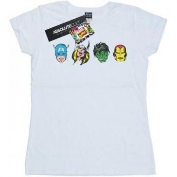 Marvel Ladies Avengers Graphic T-Shirt XL White
