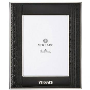 Bilderrahmen 15 X 20 Cm, Bilaminiertes Silber, Versace Frames, Vhf10 - Black-black