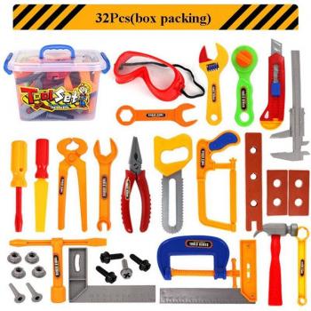 Kids' Garden Tool Set - Plastic Repair Kit for Pretend Play