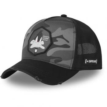 Casquette Capslab Daffy Duck - Trucker Premium - Gris