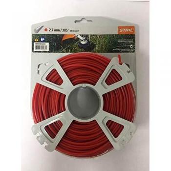 Bobine de fil rond diamètre 2,7 mm longueur 68 m – rouge – STIHL – 0000‑930‑2343