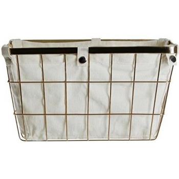 Elegant Gold Plated Iron Wire Storage Basket