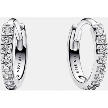 Timeless Aro en Plata – Pandora Pendientes