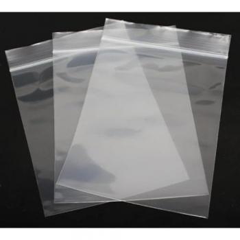 SHATCHI 5' x 7.5' Clear Plastic Zip Lock Bags - 1000 Pcs Food & Freezer Grip Seal