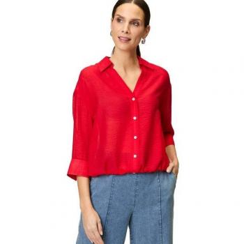 Zero Hemdbluse »Lässige Knitteroptik«