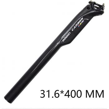 Tube de selle carbone 3K 30.8/400mm