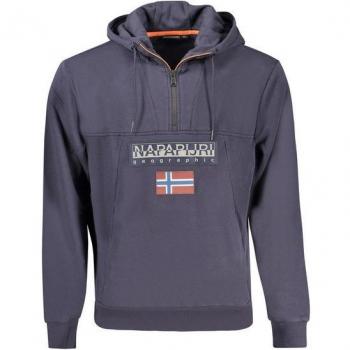 Napapijri Burgee 2.0 Kapuzenpullover für Herren, Schwarz, Größe S