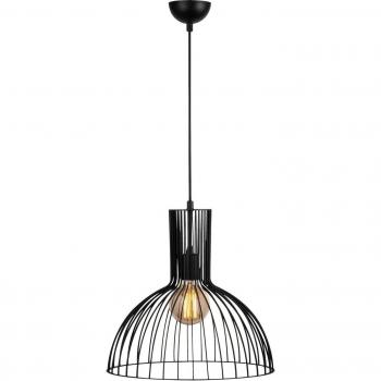 Lámpara de techo Fellini MR-672, negra, metal, Ø 38 cm