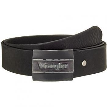 Wrangler CTF WR BELT - Cinturón Hombre, color negro, talla 105 cm