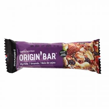 Barre Origin Bar Myrtille Unitaire - Saveur : Myrtille/Amande/Noix de Cajou