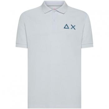 SUN68 Large Men's Polo in White