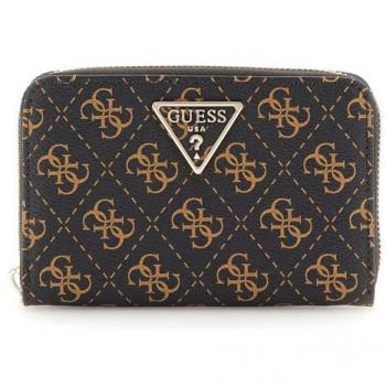 Brown 14cm Guess Carly Eco Wallet