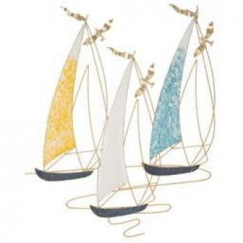 Tableau en Métal Vela Multicolore 787x38x978 cm