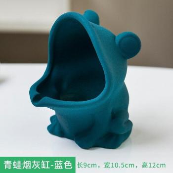 Cendrier en céramique grenouille