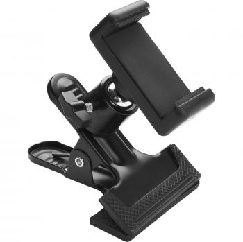 BassGear Clip‑On Phone Mount – 360° Rotating Ball Head