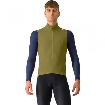 Chaleco Cortavientos Castelli XL Verde Oliva