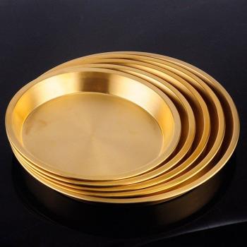 Thickened Copper Steaming Plate Set