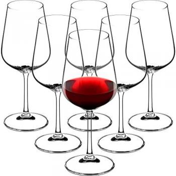Verre Élégance Titan – Lot 6, 450 ml pour vin rouge
