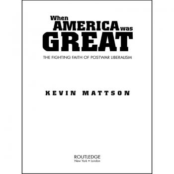 Vitalsource Technologies, Inc. When America Was Great