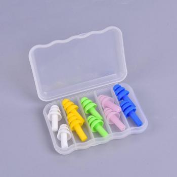 Bouchons d'Oreilles en Silicone Doux pour Nageurs - 5 Paires