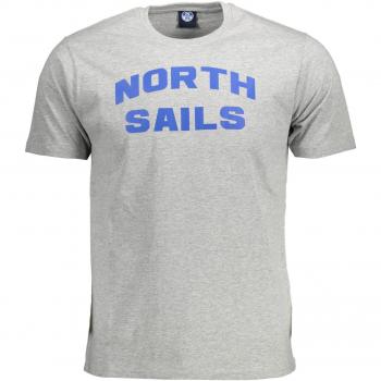 North Sails Gray Crew Neck Tee - S