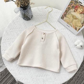 Peuter Baby Wafel Top Meisje Casual