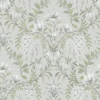 Parquet vert Laura Ashley Papier intissé