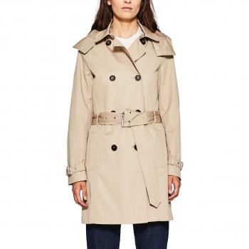 ESPRIT Collection 087eo1g003, Abrigo para Mujer, Beige, Talla 42